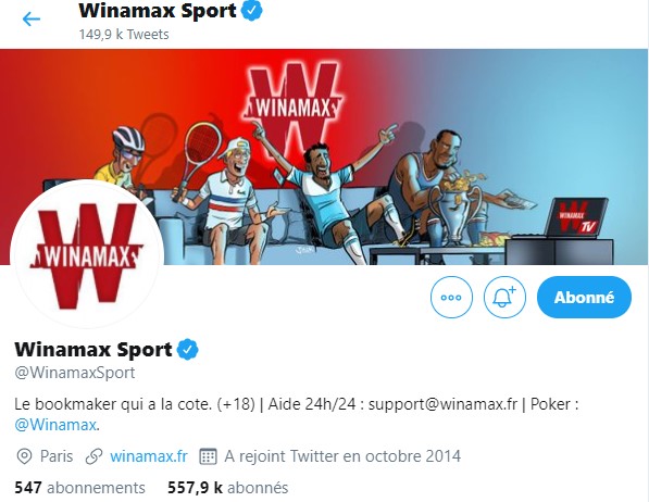 Winamax Sport Twitter