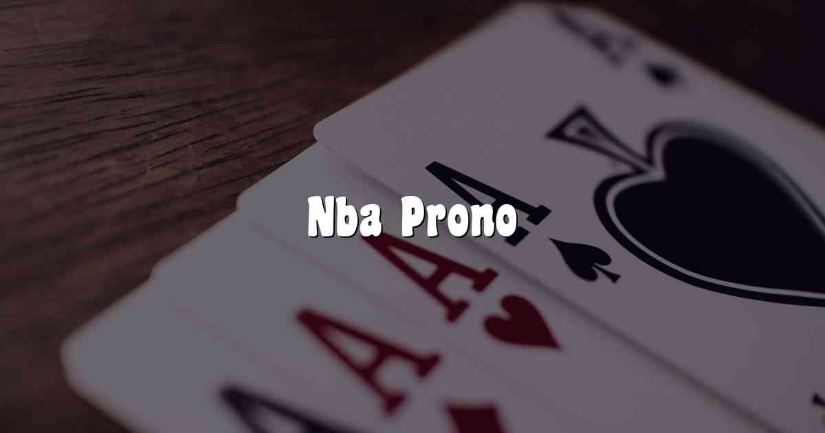 Nba Prono